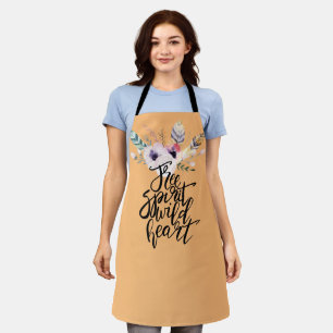 Free Spirit Wild Heart Boho Bouquet Apron