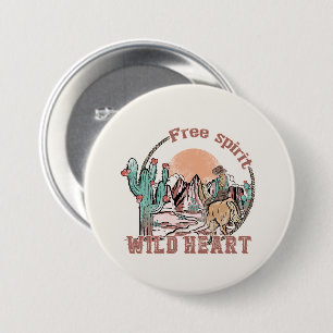 Free Spirit, Wild Heart Button