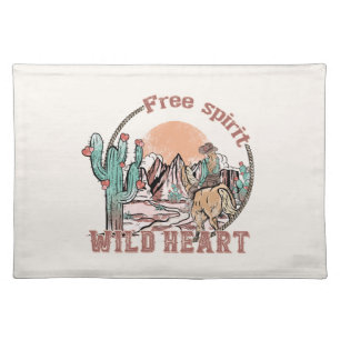 Free Spirit, Wild Heart Cloth Placemat