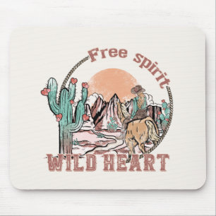 Free Spirit, Wild Heart Mouse Pad