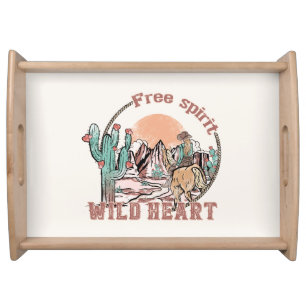 Free Spirit, Wild Heart Serving Tray
