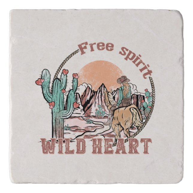 Free Spirit, Wild Heart Trivet (Front)