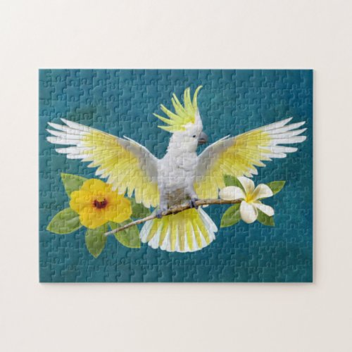 FREE SPIRITED COCKATOO JIGSAW PUZZLE