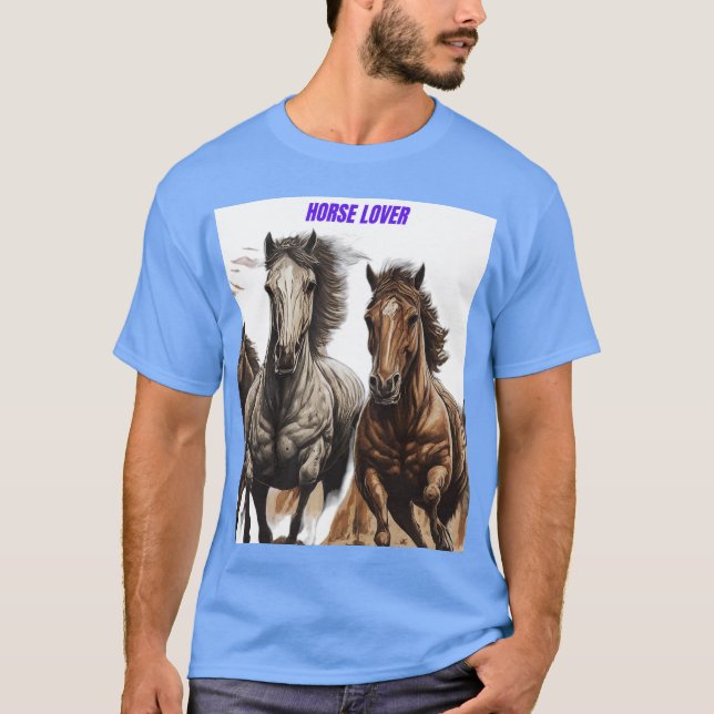 🔥 Free Spirits Run Wild Horseback Rider Tee (Front)