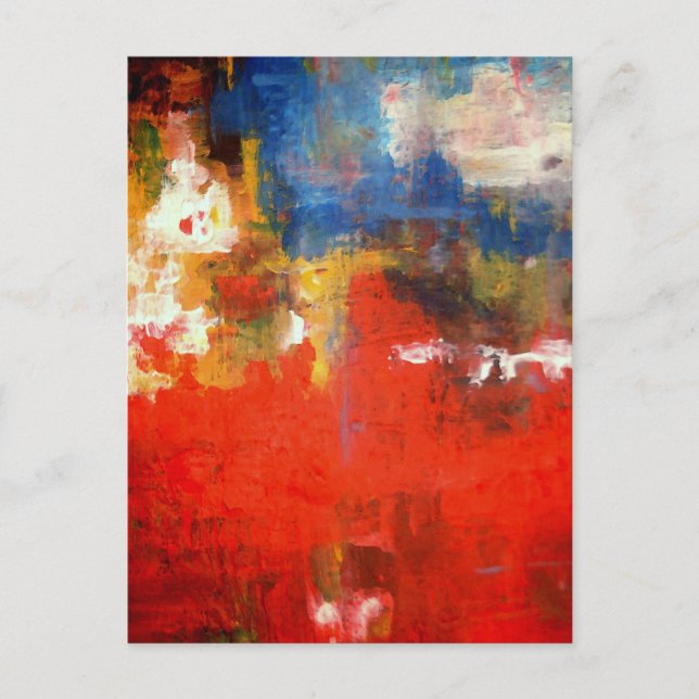 Free Style Abstract Postcard (Front)