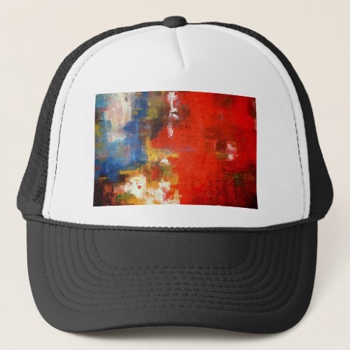 Free Style Abstract Trucker Hat