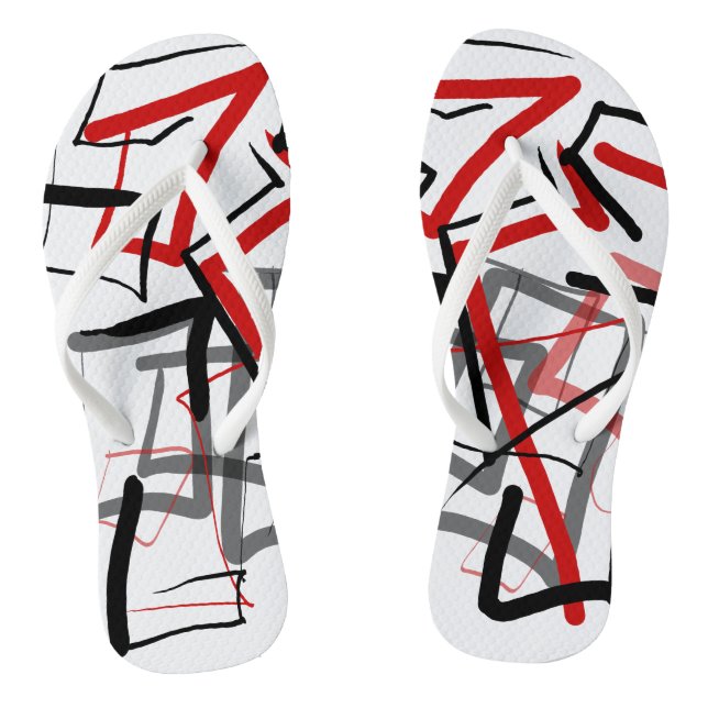 Free style zig-zag flip flops (Footbed)