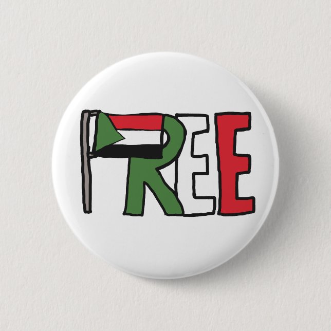 Free Sudan Button (Front)