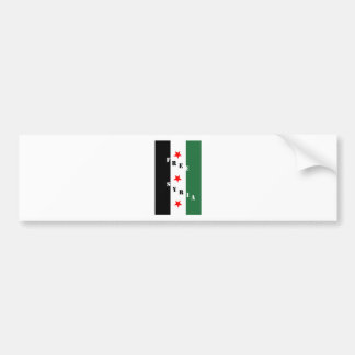 Free Syria Bumper Sticker