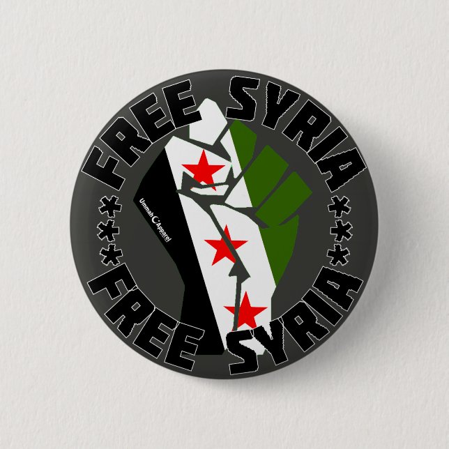 Free Syria Button (Front)