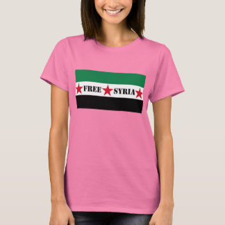 Free Syria Flag Ladies' tee