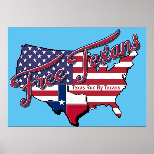 Free Texans Poster