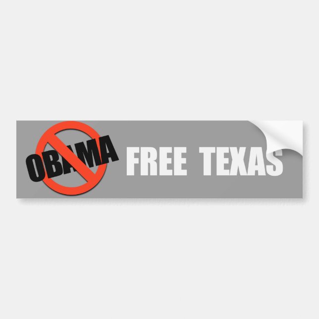 FREE TEXAS Bumpersticker Bumper Sticker (Front)