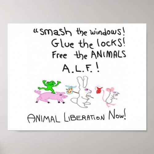 Free The ANIMALS ALF Poster