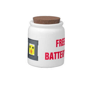 Free the Battery Hens Candy Jar
