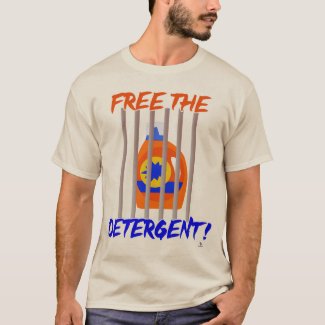  Free the Detergent Funny Laundry Slogan