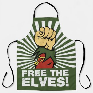Free the elves! apron