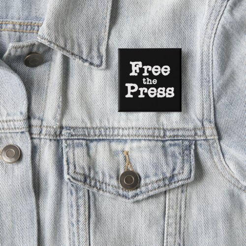Free the Press Support Journalists Button