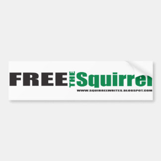 free the squirrel bumpersticker bumper sticker