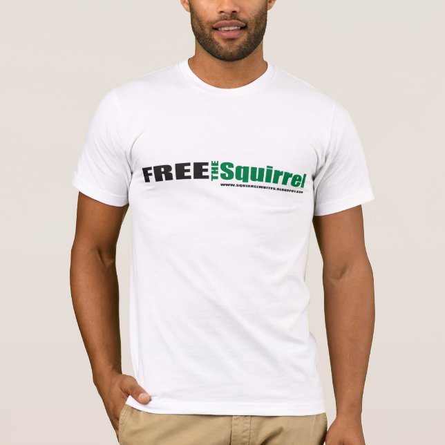 Free the Squirrel w/back copy t-shirt - down 1 (Front)