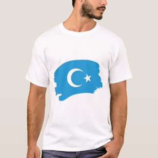 Free the Uyghurs - Save Uyghur Flag T-Shirt