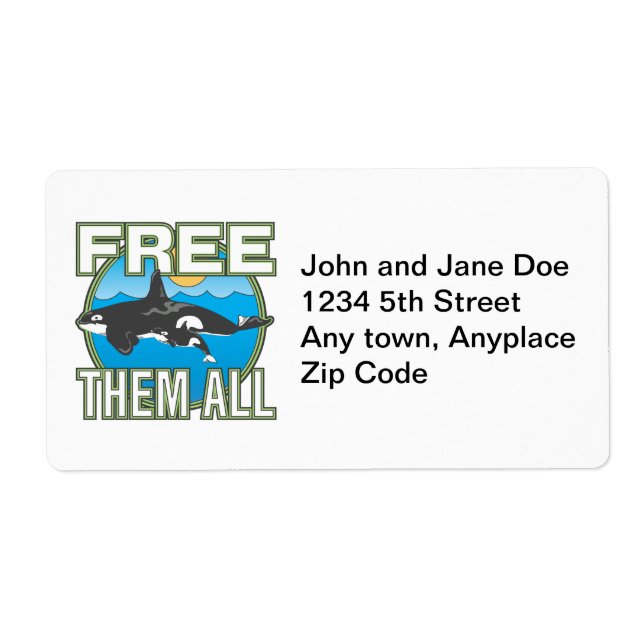 Free Them All (Whales) Label (Front)