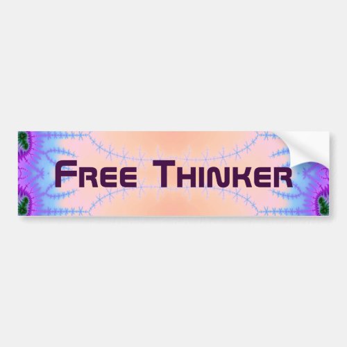 Free Thinker 9 Bumper Sticker
