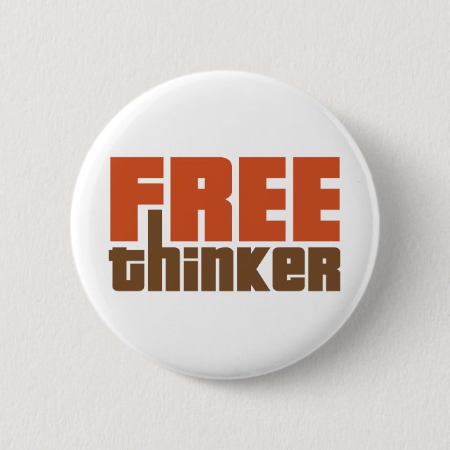 Free Thinker Button (Front)