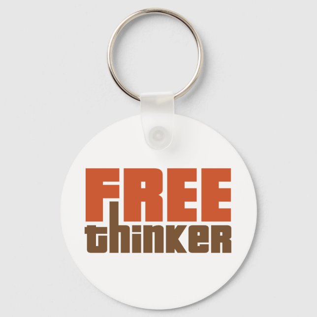 Free Thinker Keychain (Front)