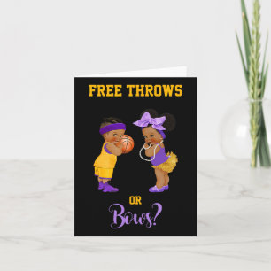 Free Throws Or Bows Bysketbyll By1 Card
