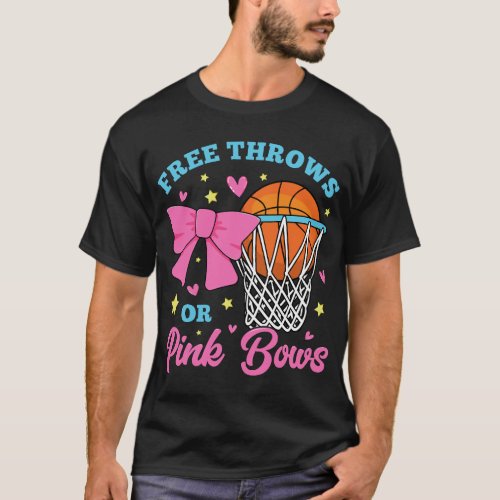 Free Throws or Pink Bows Men T_Shirt