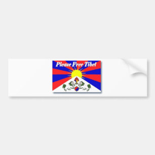 Free Tibet Bumper Sticker