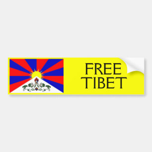 FREE TIBET Bumper Sticker 2