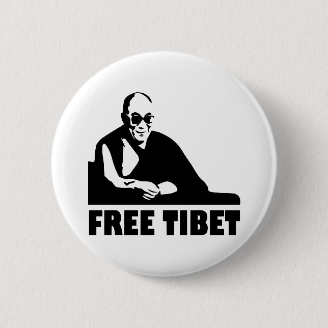 Free Tibet Button (Front)