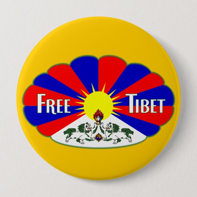 Free Tibet Button (Front)