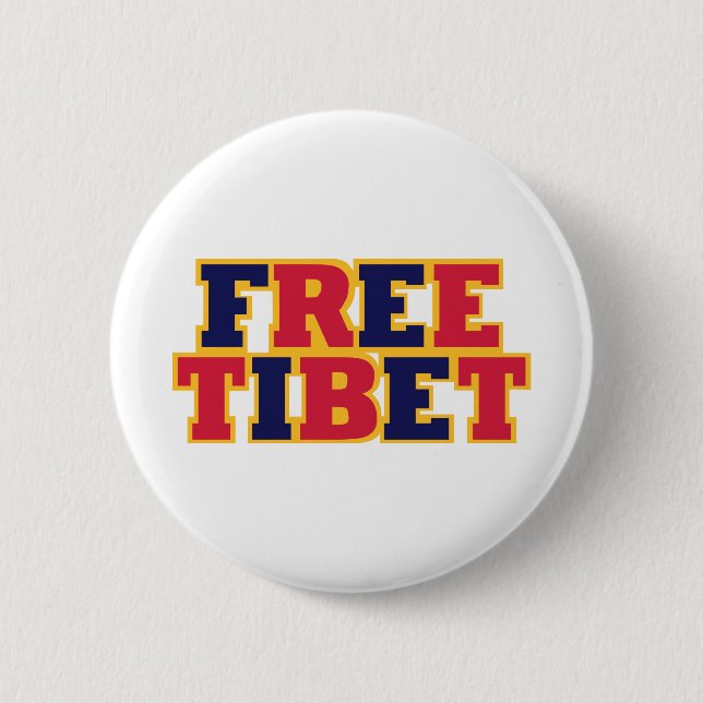 Free Tibet Button (Front)