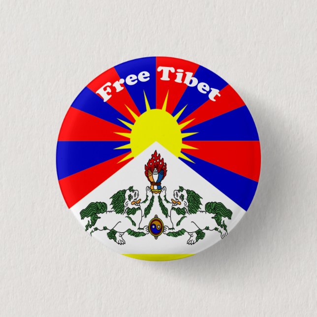 Free Tibet Button (Front)