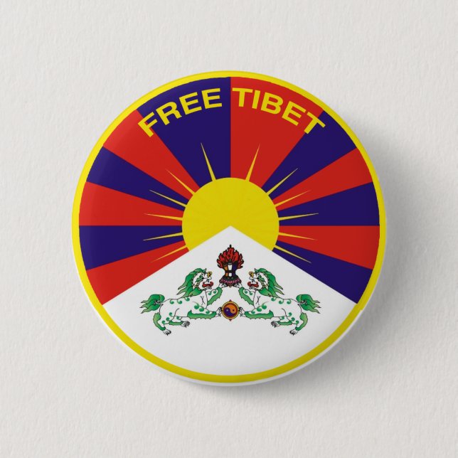 Free Tibet Button (Front)