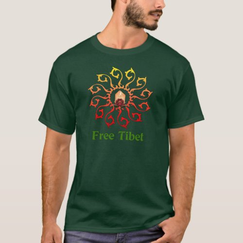 Free Tibet Candle T_Shirt