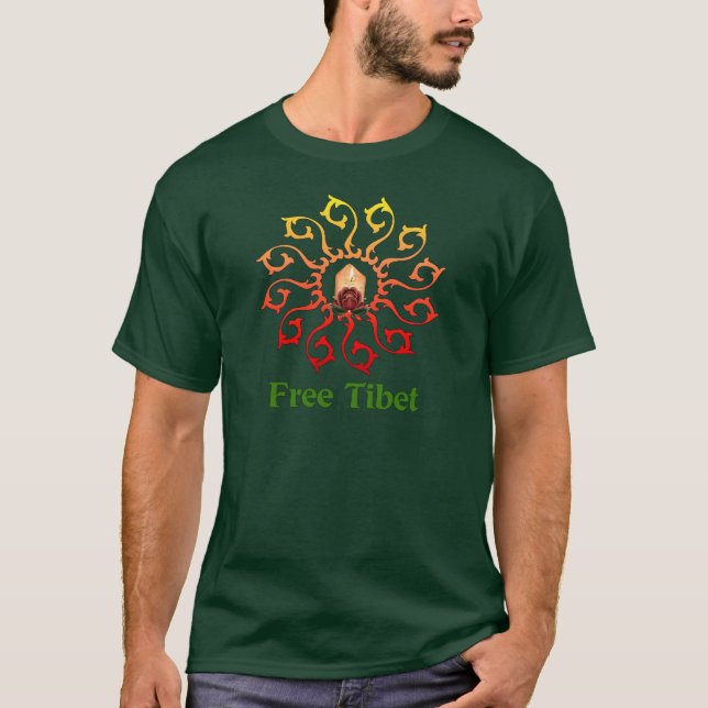Free Tibet Candle T-Shirt (Front)
