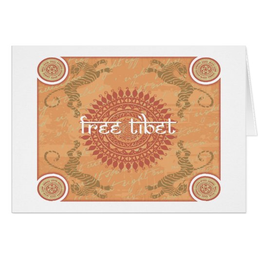 Free Tibet Cards (Front Horizontal)