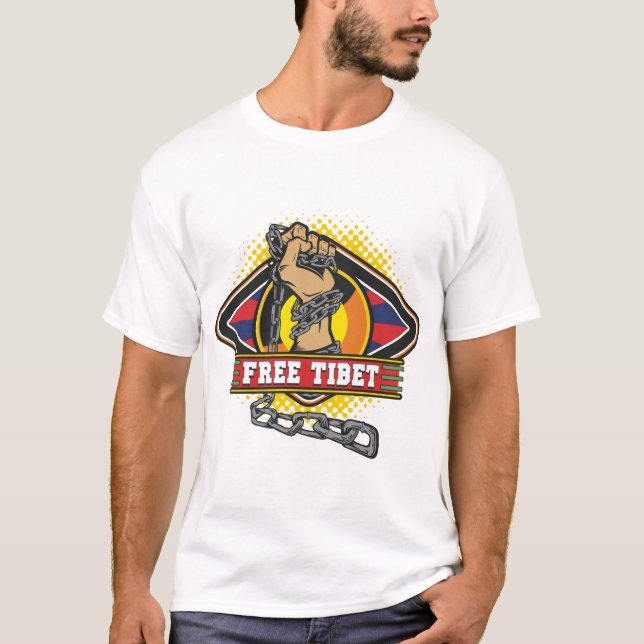 Free Tibet Chains T-Shirt (Front)