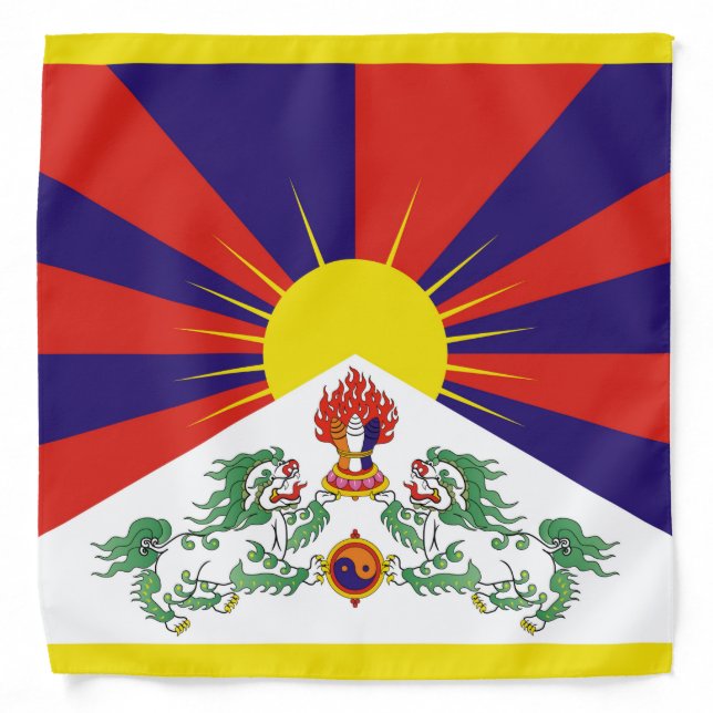 Free Tibet flag Bandana (Front)