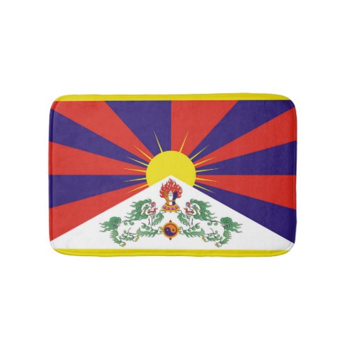 Free Tibet flag Bath Mat