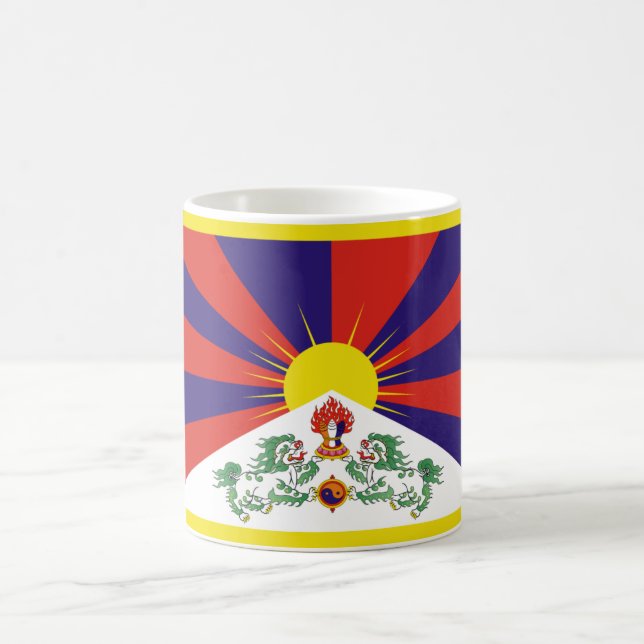 Free Tibet flag Coffee Mug (Center)