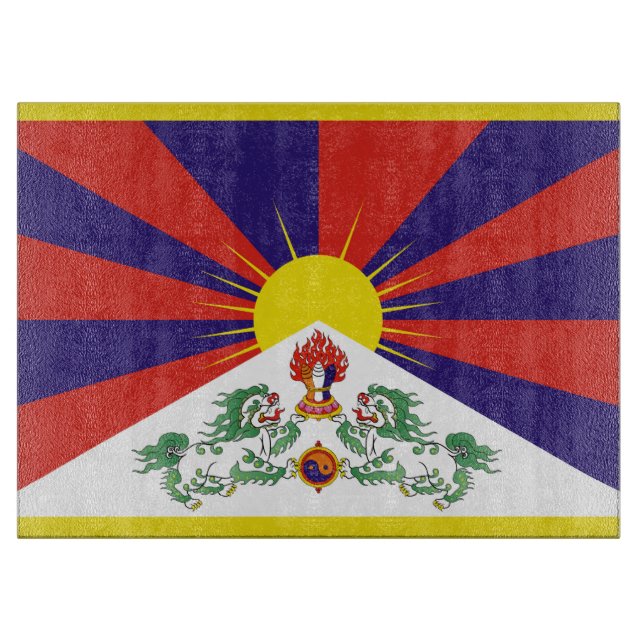 Free Tibet flag Cutting Board (Front)