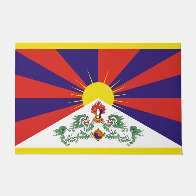 Free Tibet flag Doormat (Front)