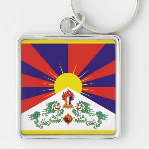Free Tibet flag Keychain
