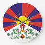 Free Tibet flag Large Clock