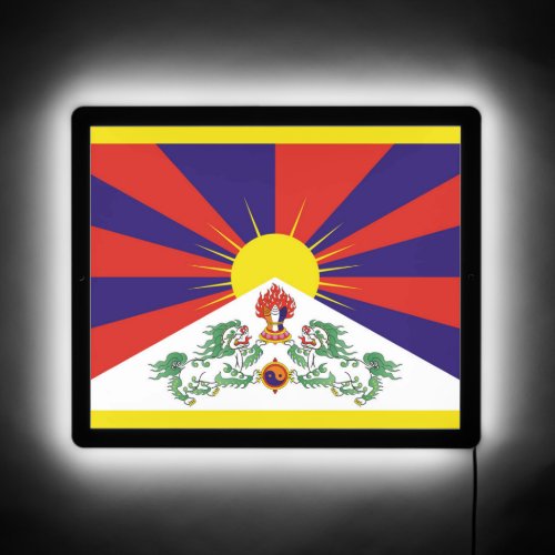 Free Tibet flag LED Sign